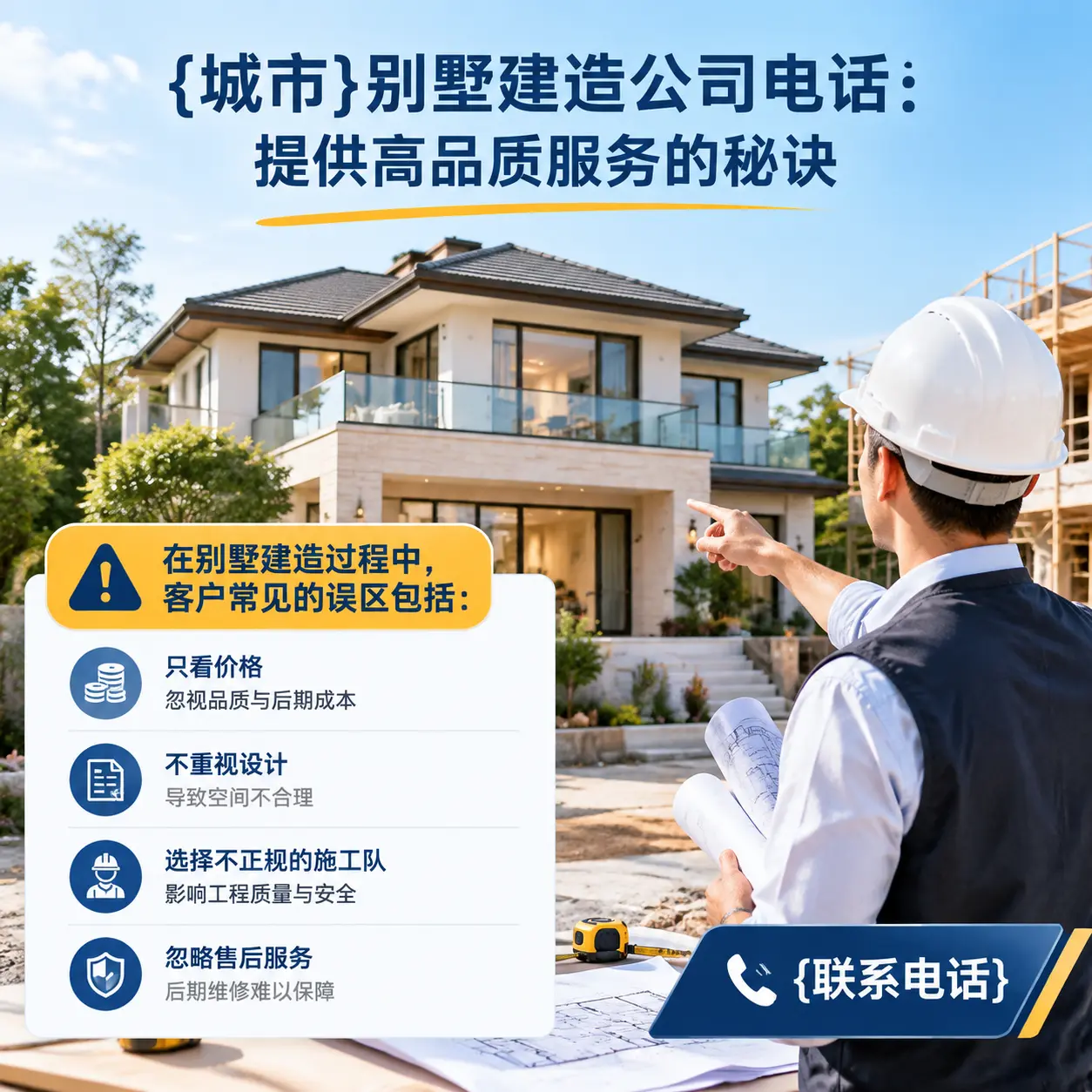 镇远别墅建造公司电话:提供高品质服务的秘诀