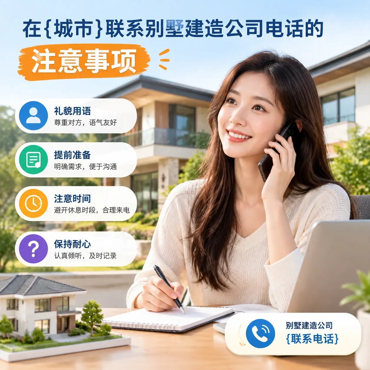 在镇远联系别墅建造公司电话的注意事项