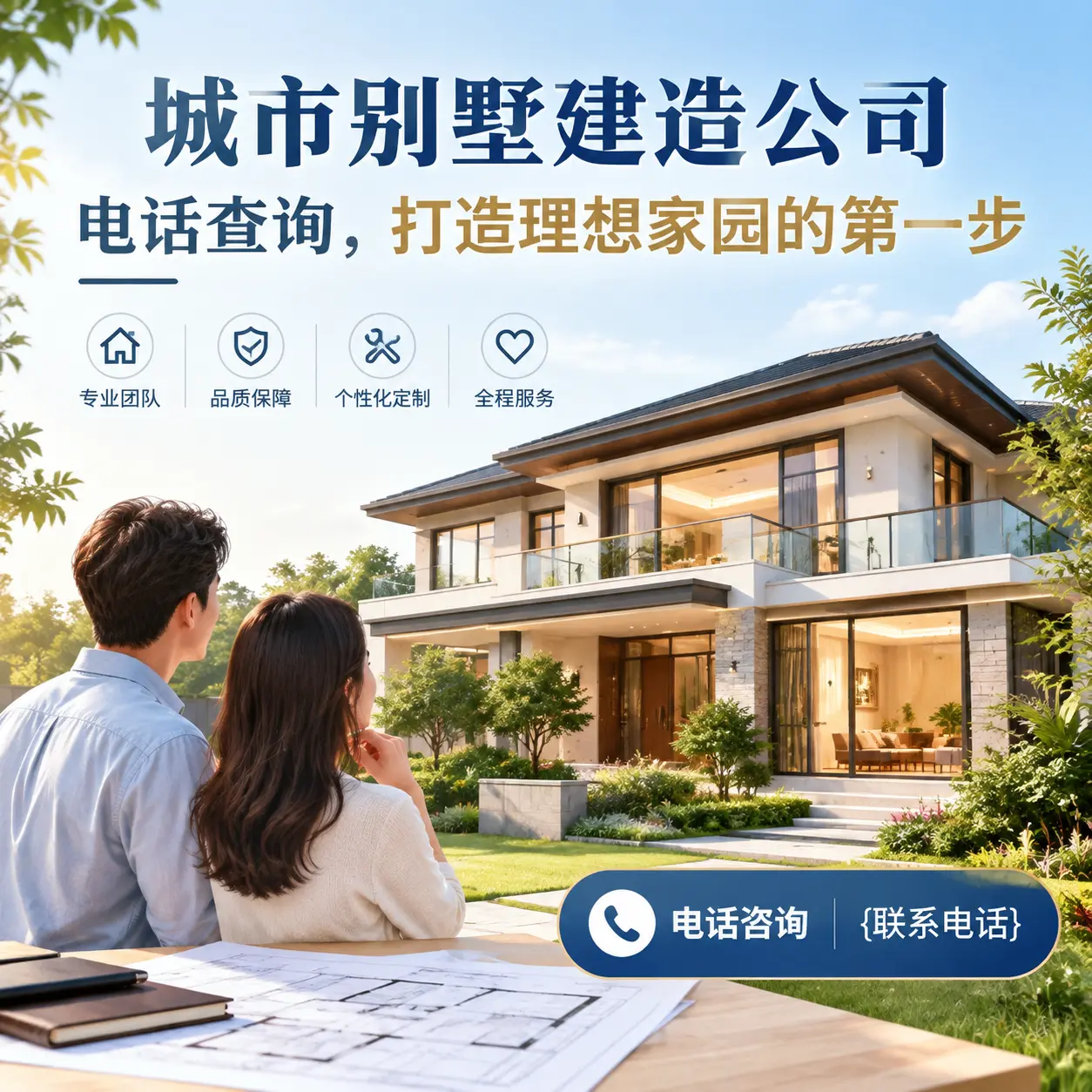 镇远别墅建造公司电话查询,打造理想家园的第一步