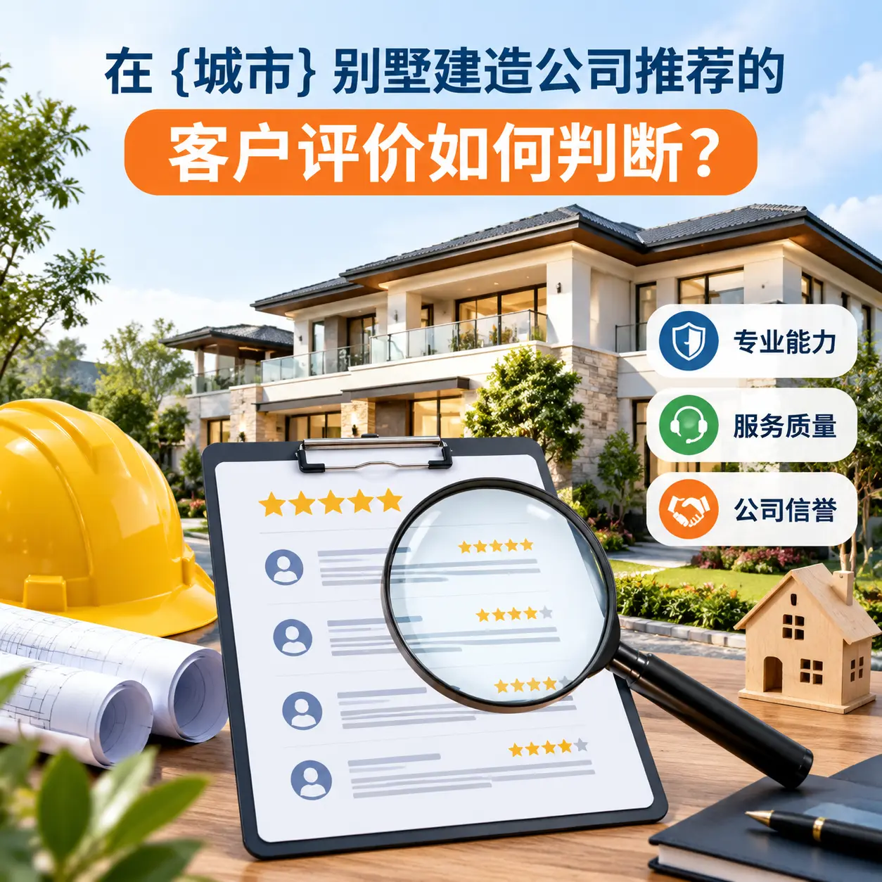 在 镇远 别墅建造公司推荐的客户评价如何判断?