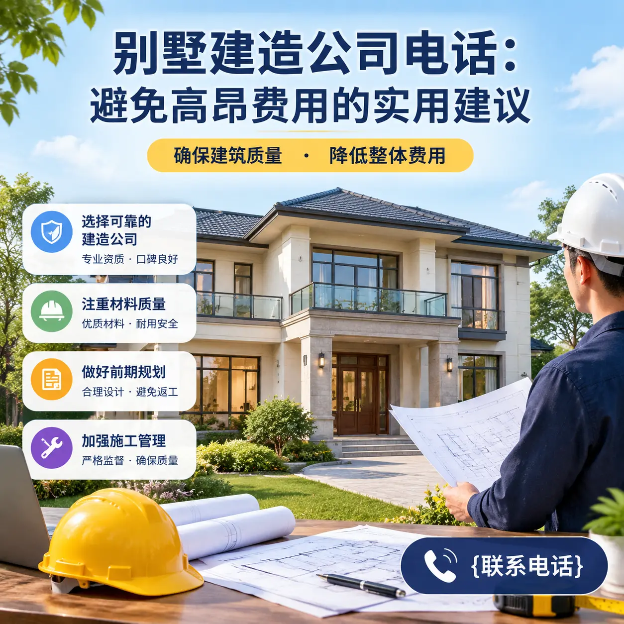 镇远别墅建造公司电话:避免高昂费用的实用建议