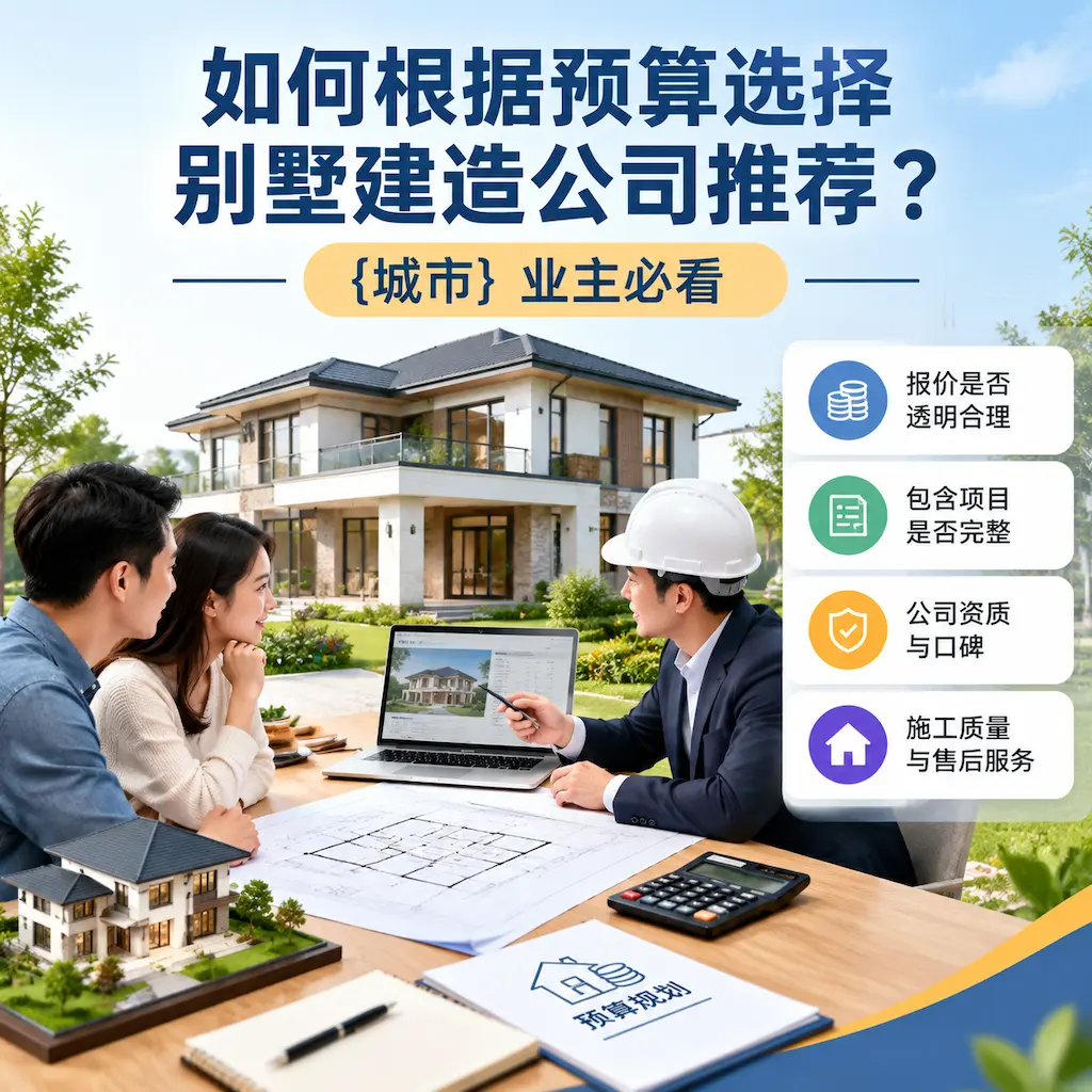 如何根据预算选择别墅建造公司推荐? 镇远 业主必看